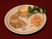 Garnelen in Knoblauch-Ananas mit Sherry-Dip und Baguette (Ilse Storb) - Rezept