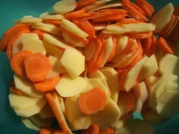 Kartoffel-Möhren-Omlett - Rezept - Bild Nr. 3