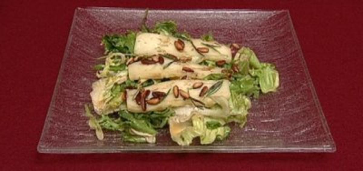 Ziegenkäse auf Salat mit Honigdressing (Peter Großmann) - Rezept