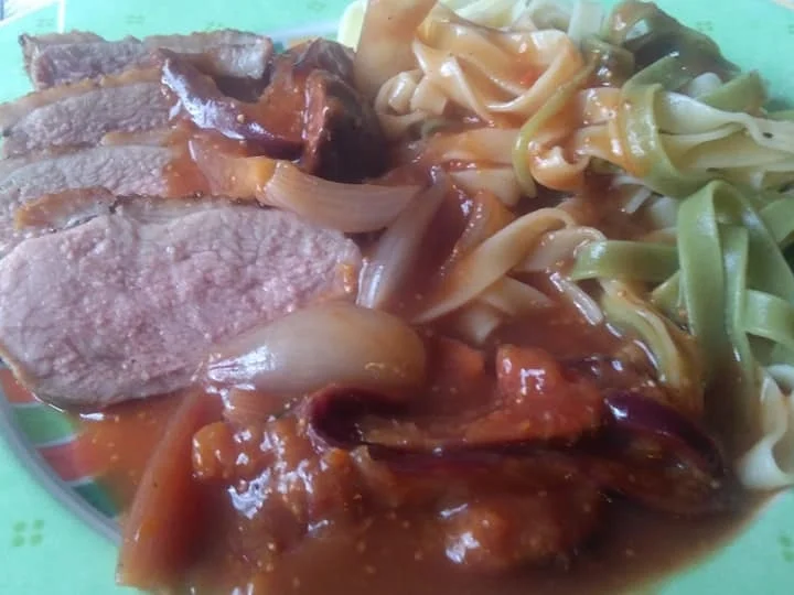 Rezept: Entenbrust mit Portwein-Feigen Bild Nr. 2 Entenbrust mit Portwein-Feigen - Rezept - Bild Nr. 2