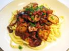 Steinpilze mit Rotwein, dazu Spätzle - Rezept