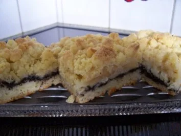 Rezept: Mohn-Apfelkuchen vom Blech Bild Nr. 4 Mohn-Apfelkuchen vom Blech - Rezept - Bild Nr. 4