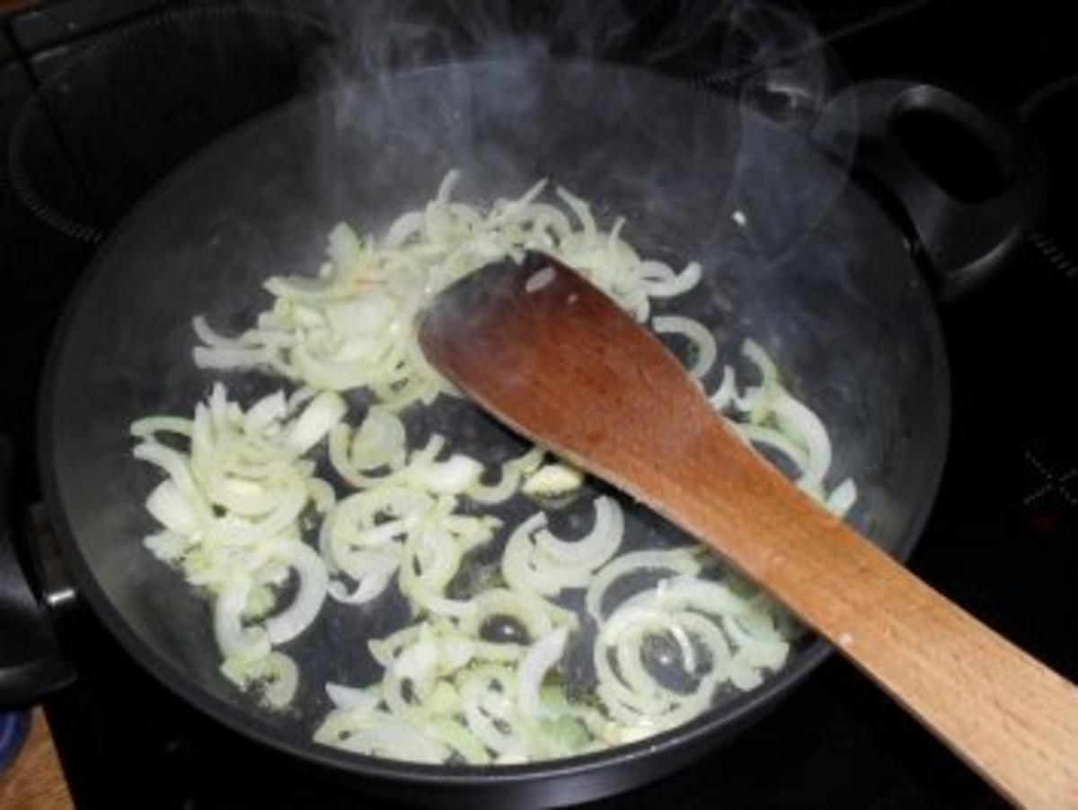 Zucchini-Rahm-Gemüse mit Spaghetti - Rezept - Bild Nr. 4