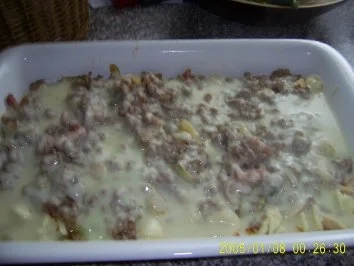 Rezept: Hackfleischauflauf Bild Nr. 5 Hackfleischauflauf - Rezept - Bild Nr. 5