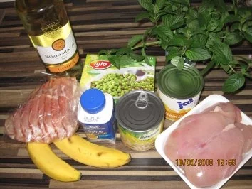 Rezept: Bananenhähnchen im Speckmantel Bild Nr. 2 Bananenhähnchen im Speckmantel - Rezept - Bild Nr. 2