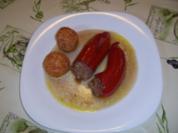 Gefüllte Spitzpaprika mit Tomatenreisbällchen - Rezept