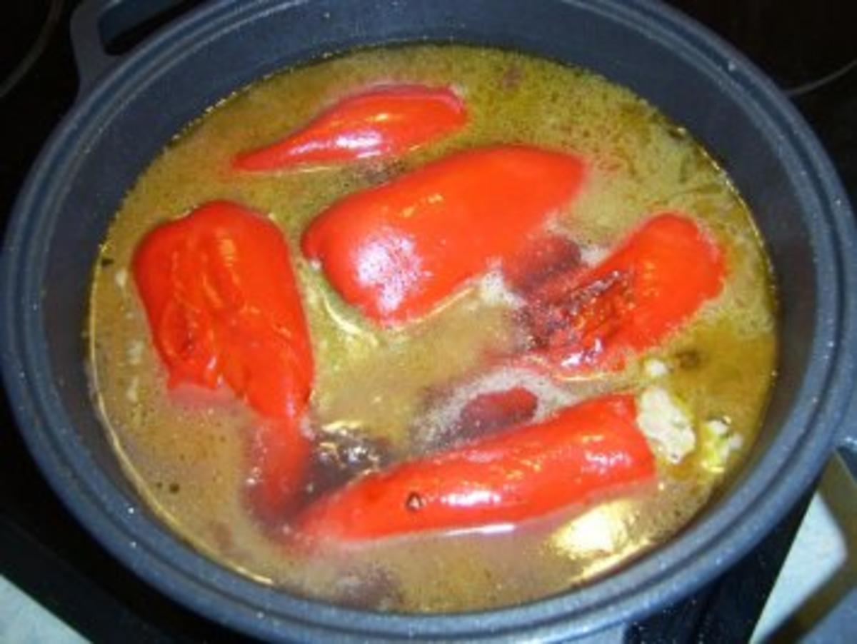 Gefüllte Spitzpaprika mit Tomatenreisbällchen - Rezept - Bild Nr. 11