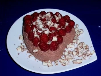 Schokomousse-Himbeerherz - Rezept - Bild Nr. 6