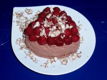 Schokomousse-Himbeerherz - Rezept - Bild Nr. 7