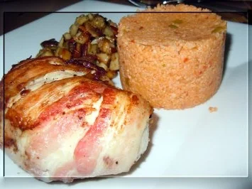 Hähnchenbrust mit Walnuss-Gorgonzola-Füllung - Rezept