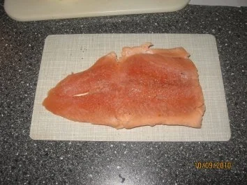 Lachsfilets auf  Linguine mit Paprikaschaumsoße - Rezept - Bild Nr. 15