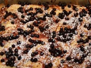 Kuchen: Apfel - Heidelbeer - Wähe mit Blätterteig - Rezept - Bild Nr. 5