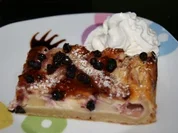 Kuchen: Apfel - Heidelbeer - Wähe mit Blätterteig - Rezept