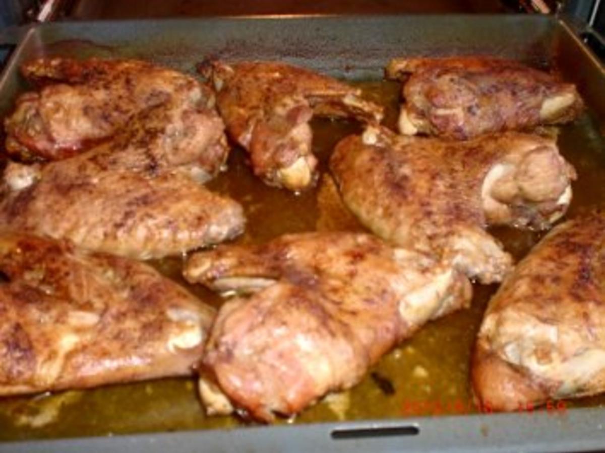 Geflügel: Geschmorte Putenflügel - einfach - 77 kcal/100g