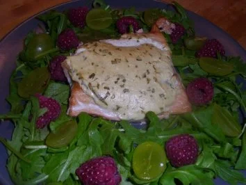 Rezept: Wildlachs unter der Haube Wildlachs unter der Haube - Rezept