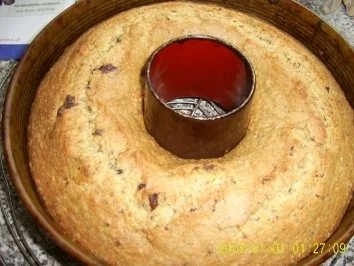 Rezept: Schokoladenkranz mit Nüssen Bild Nr. 5 Schokoladenkranz mit Nüssen - Rezept - Bild Nr. 5