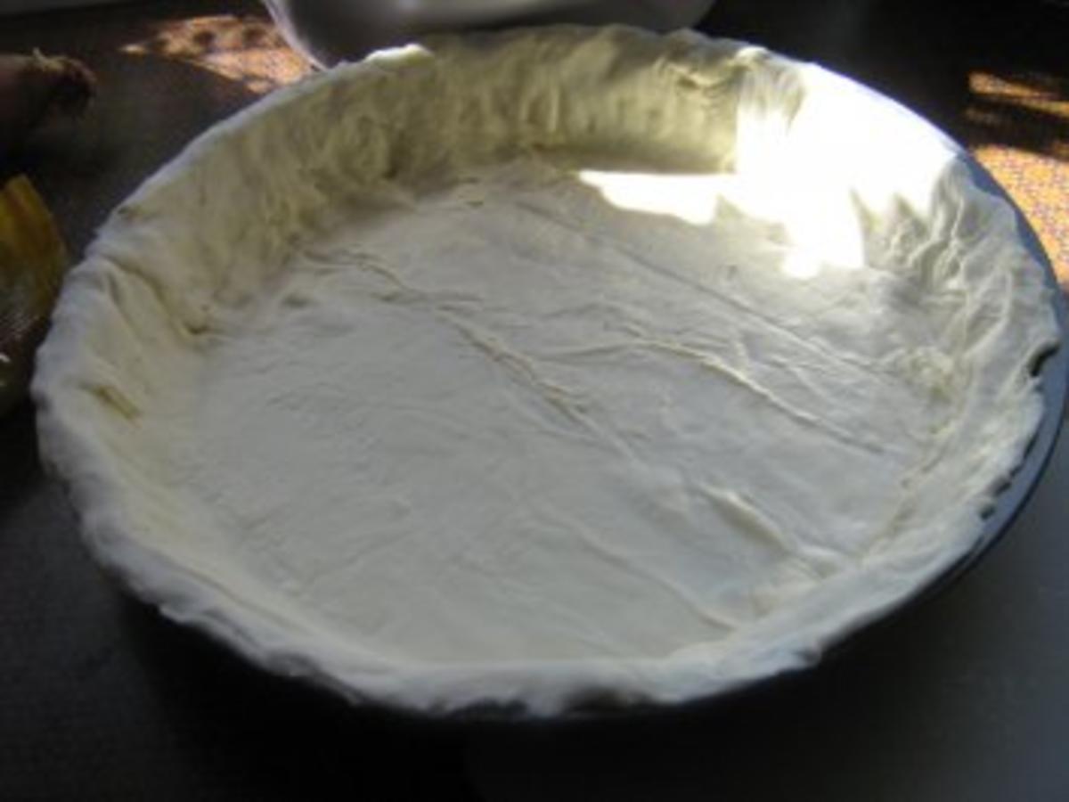 Birnen Pudding Tarte - einfach - 130 kcal/100g