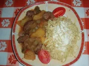 Scharfer Rindfleischtopf mit Kürbis - Rezept