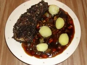 Pumpernickel - Schnitzel in Malzbiersauce - Rezept