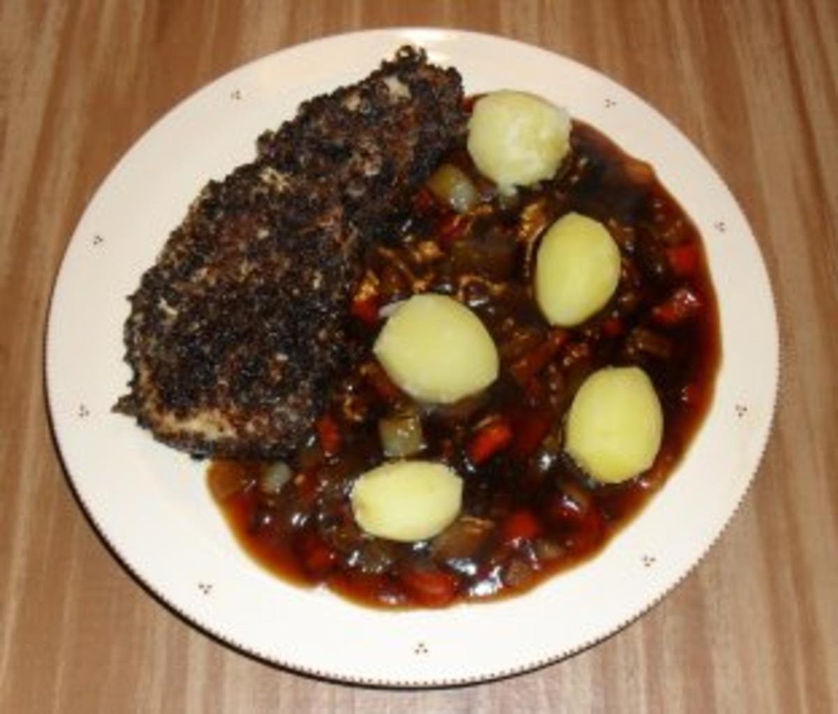 Bilder für Pumpernickel - Schnitzel in Malzbiersauce - Rezept