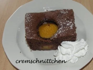 Schoko - Pfirsichkuchen - Rezept - Bild Nr. 2