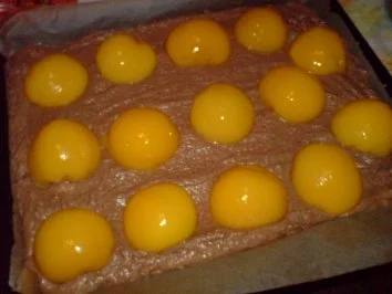 Schoko - Pfirsichkuchen - Rezept - Bild Nr. 7