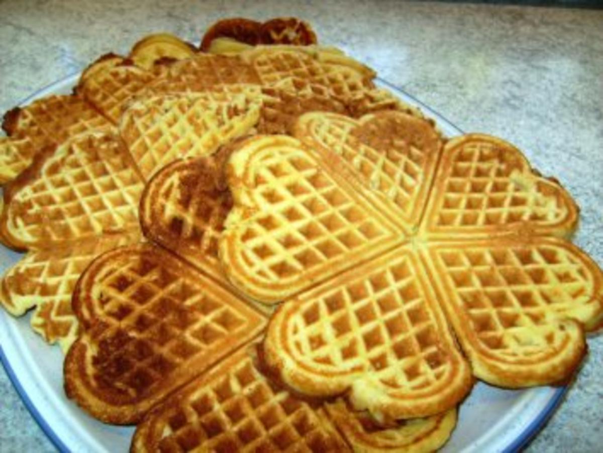 Einfache Waffeln - Rezept