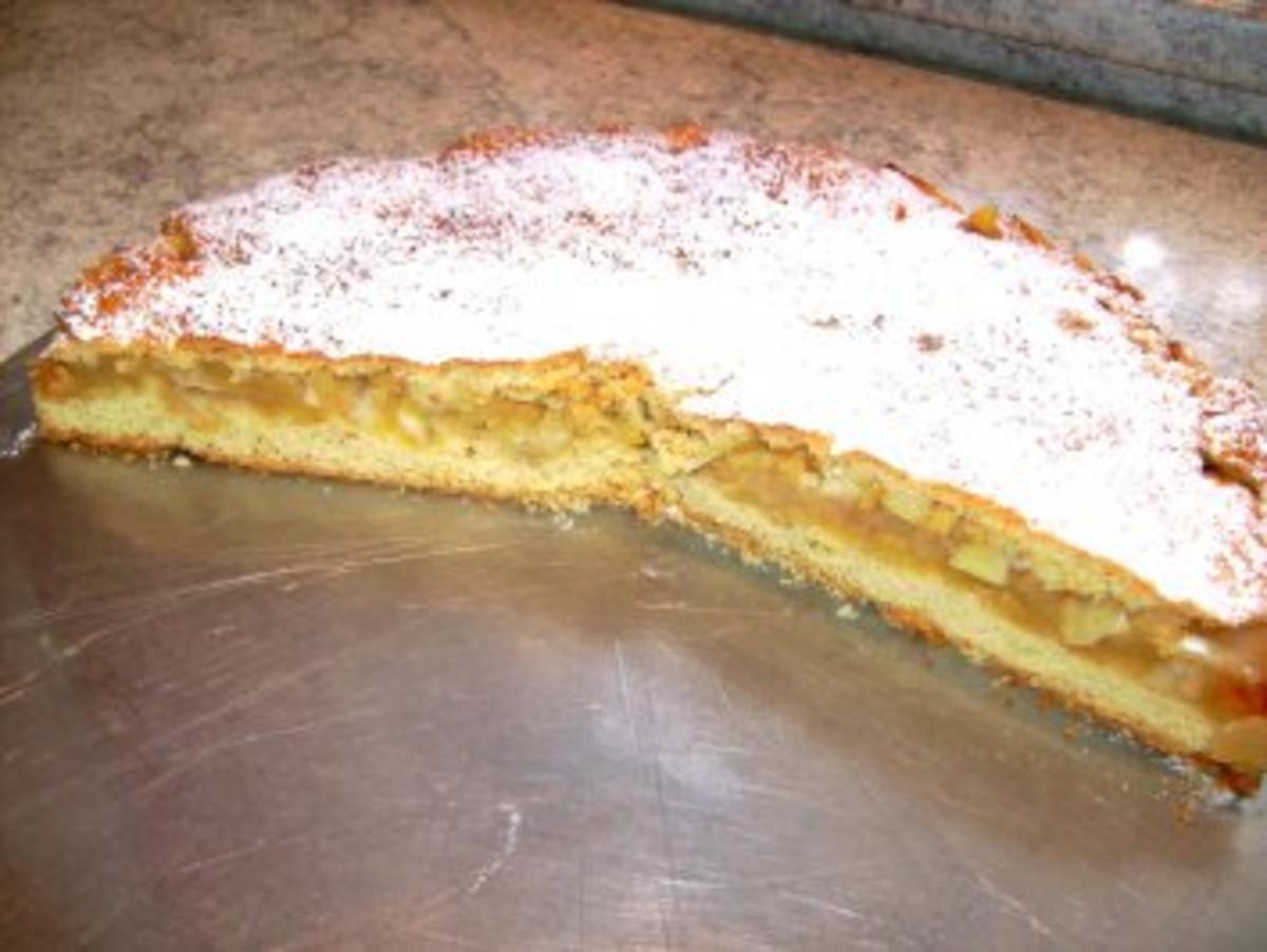 Bilder für Gedeckter Apfelkuchen - Rezept