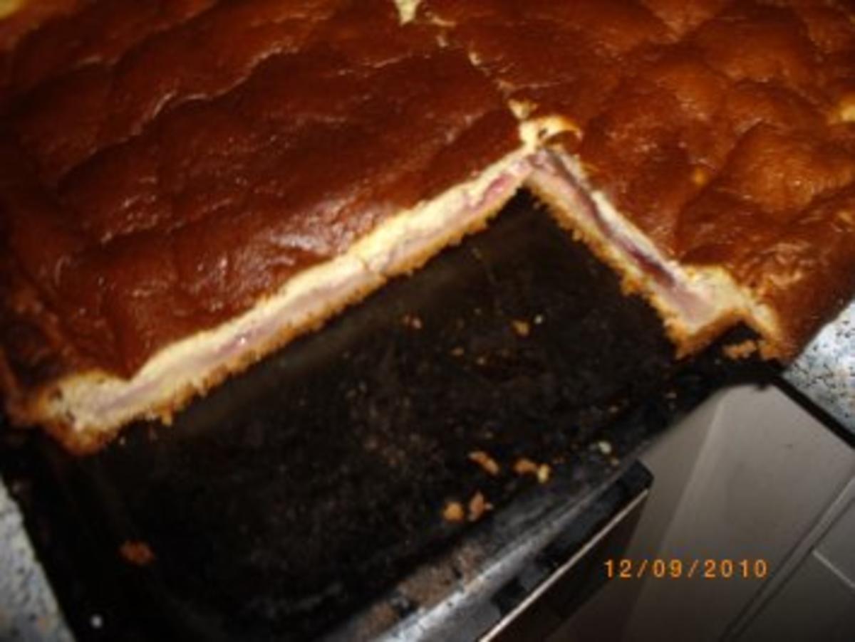 Pflaumenkuchen mit Puddingdecke und Hefeteigboden (nach Mama's Rezept !!!) - Rezept - Bild Nr. 8