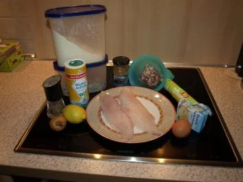 Fischfilet in Eihülle mit Speck-Senf-Soße - Rezept - Bild Nr. 2