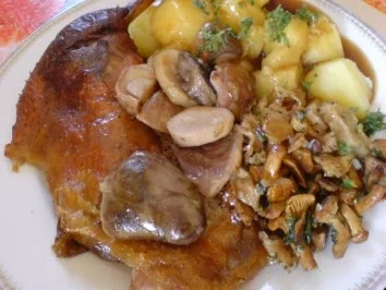 Rezept: Entenbraten mit Waldpilzgemüse Bild Nr. 17 Entenbraten mit Waldpilzgemüse - Rezept - Bild Nr. 17