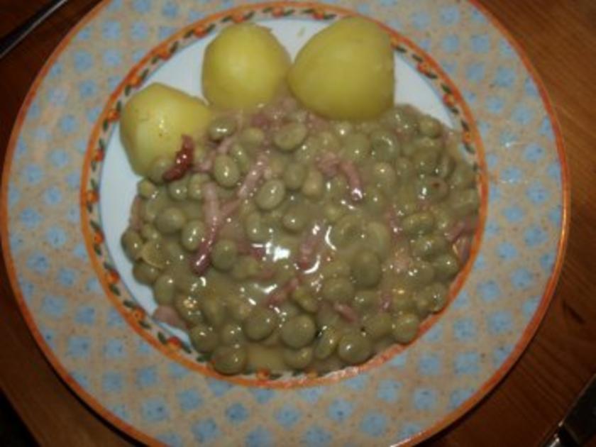 Dicke Bohnen mit Speck - einfach - 589 kcal/100g