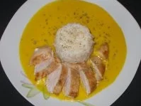 Rezept: Kürbis-Curry Hähnchen mit Reis Bild Nr. 2 Kürbis-Curry Hähnchen mit Reis - Rezept - Bild Nr. 2