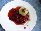 Rezept: Pflaumenknödel auf Pflaumenröster Pflaumenknödel auf Pflaumenröster - Rezept