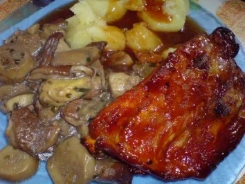 Rippchen im American Style mit Waldpilze - Rezept - Bild Nr. 2