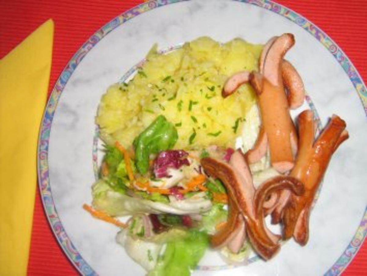 Wienerle mit Kartoffelsalat neu präsentiert - Rezept - Bild Nr. 6