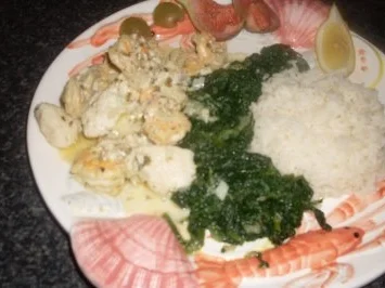 Rezept: Meeresfrüchte-Ragout POSEIDON in Sahne-Riesling-Sauce.... Bild Nr. 4 Meeresfrüchte-Ragout POSEIDON in Sahne-Riesling-Sauce.... - Rezept - Bild Nr. 4