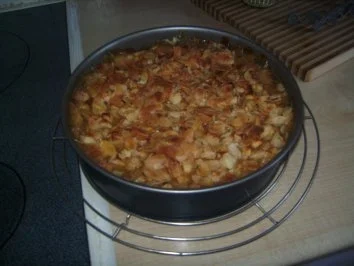 Rezept: Apfel - Kuchen mit Marzipan Apfel - Kuchen mit Marzipan - Rezept