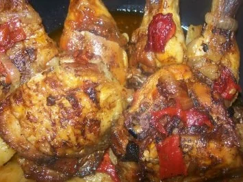 Aus dem Backofen - Hähnchen - Fleischpfanne - Rezept - Bild Nr. 6