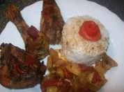 Aus dem Backofen - Hähnchen - Fleischpfanne - Rezept