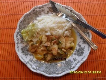 Rezept: Hähnchenbrustfilet in Sherrysoße Hähnchenbrustfilet in Sherrysoße - Rezept