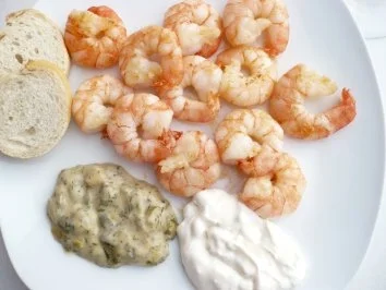 Garnelen mit  Teriyakisoße - Rezept