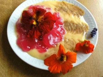 "Götterspeise" mit Vaniliesoße - Rezept - Bild Nr. 2