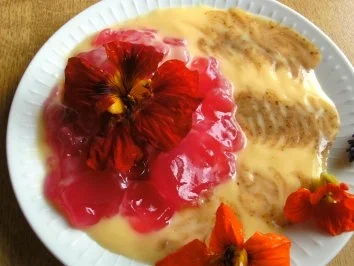 "Götterspeise" mit Vaniliesoße - Rezept - Bild Nr. 3