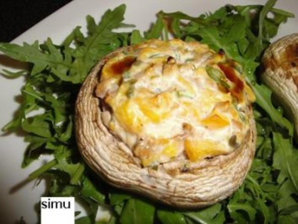 Gefüllte Champignons fruchtig-käsig - Rezept Gesendet von simu