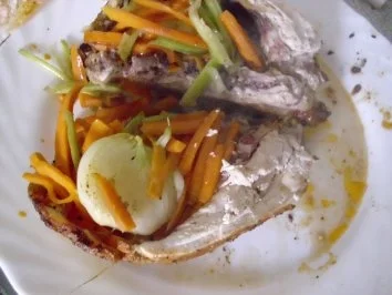 Hähnchen mit Gemüse gefüllt - Rezept - Bild Nr. 9