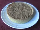 Kleiner Käsekuchen mit beschwipsten Rosinen - Rezept