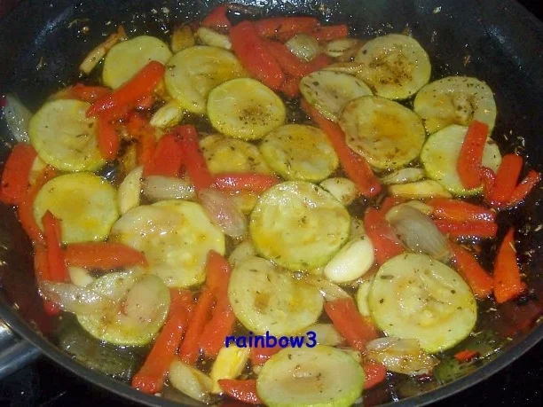 Rezept: Snack: Antipasti - Zucchini und Paprika Bild Nr. 4 Snack: Antipasti - Zucchini und Paprika - Rezept - Bild Nr. 4