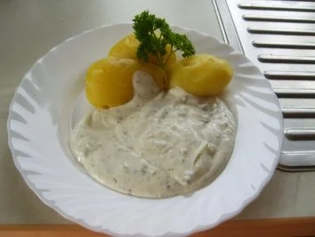Rezept: selbstgemachter Kräuterquark mit selbstgemachter Kräuterquark mit - Rezept