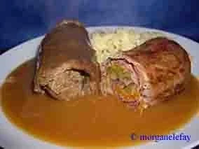Rinderroulade, gefüllt - Rezept